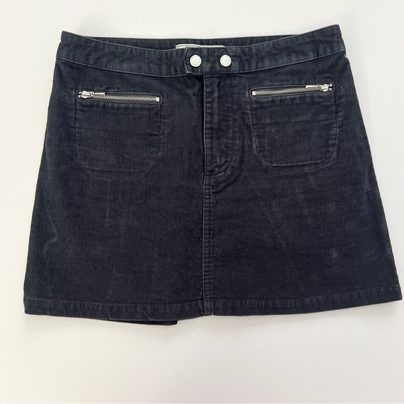 Abercrombie & Fitch Dresses & Skirts - Abercrombie & Fitch Corduroy Mini Skirt Navy‎ Blue Size 2 100% Cotton